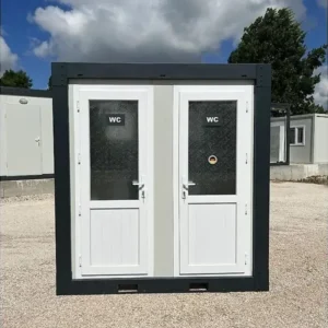 Contenedor sanitario, contenedor para inodoro, inodoro doble 120×220 - Imagen 6