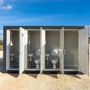 Contenedor sanitario, 8 x (inodoro + lavabo) 220×400 - Imagen 4